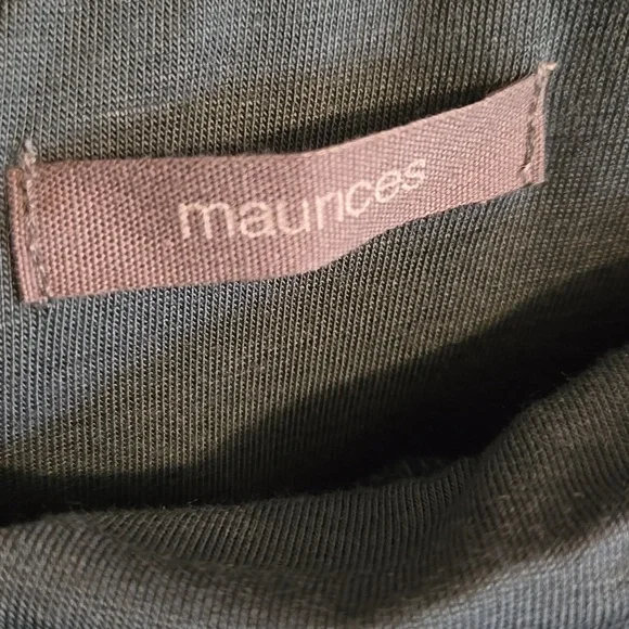 Maurices Soft Blue/Green A-Line Skirt - Picture 2 of 5